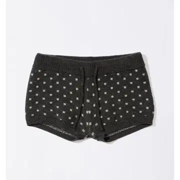 sculptor Snowflake Knit Shorts Gray M