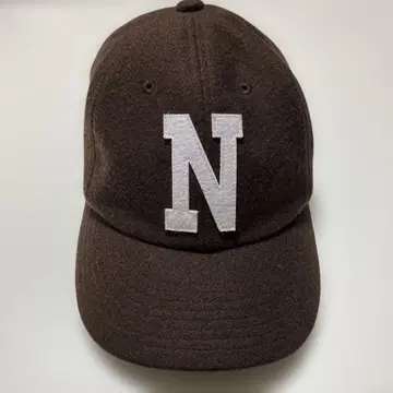 [ THE NORTH FACE ] N 로고 캡 플란넬 소재 브라운