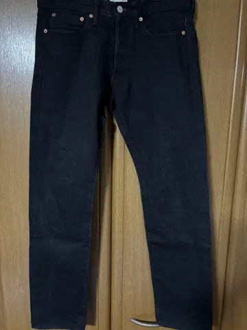 론 허먼 데님 블랙 셀비지 슬림핏 데님 31