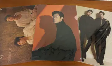 동방신기 유노 창민 공식 클리어 파일 3장 세트