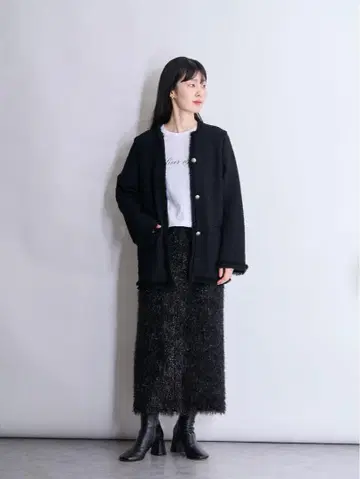 2024AW 턱 패턴 크루넥 자켓