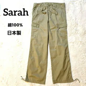 SARAHWEAR 카고 팬츠 면 100% 원단 일본제 [ L ]