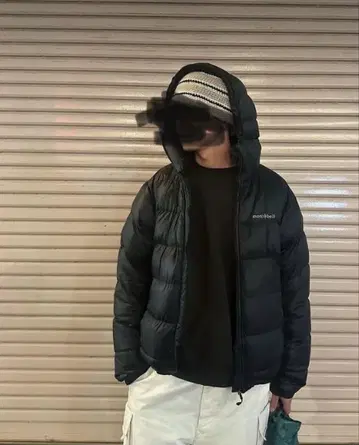 몽벨 알파인 다운 자켓 XL 블랙 수납 봉투 포함 택 포함