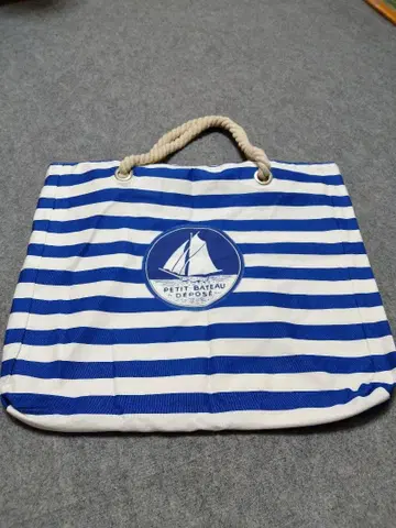 PETIT BATEAU 스트라이프 토트백
