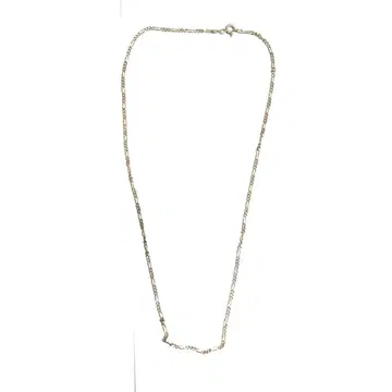 VINTAGE 이탈리아제 피가로 체인 목걸이 실버925