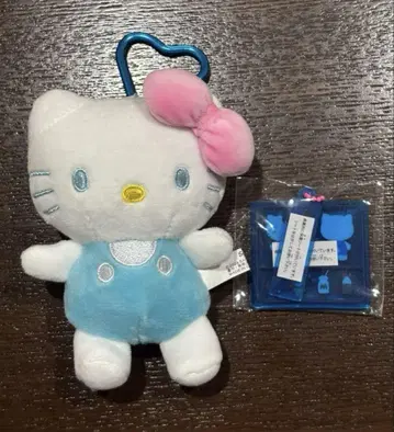헬로키티 봉제 인형 마스코트 키링 가챠