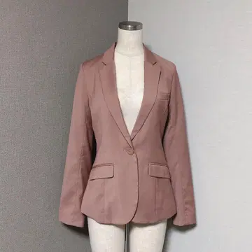 스파이럴걸 테일러드 슬림 자켓 더스티 핑크