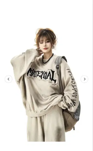 mushwear 오버 사이즈 맨투맨