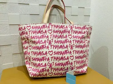 Samantha Thavasa 로고 프린트 스크리터 토트백