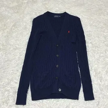 Ralph POLO 랄프 로렌 폴로 케이블 니트 가디건 코튼