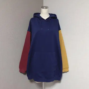로데오 크라운 와이드 보울 맨투맨 후드티 트레이닝복 원피스 배색