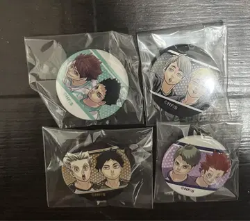 하이큐 미니 캔뱃지 4개