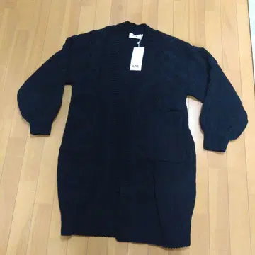 AZUL by MOUSSY 블랙 롱 가디건
