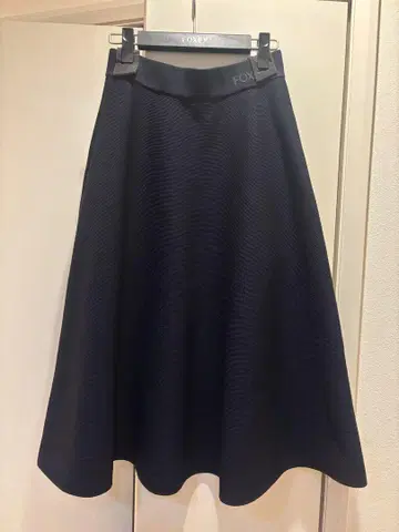 폭시 플레어 니트 스커트