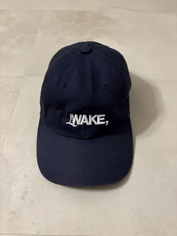 WAKE 자수 로고 야구 모자