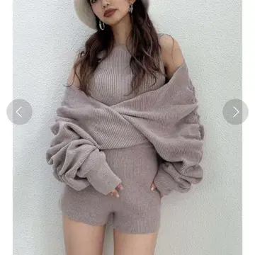 GYDA 제이더 암 개더 레이어드 니트 올인원