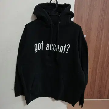 got accent? 후드티