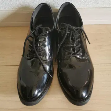 포멀 신발 블랙 무지 패턴 비즈니스 캐주얼 로퍼 로우힐 심플