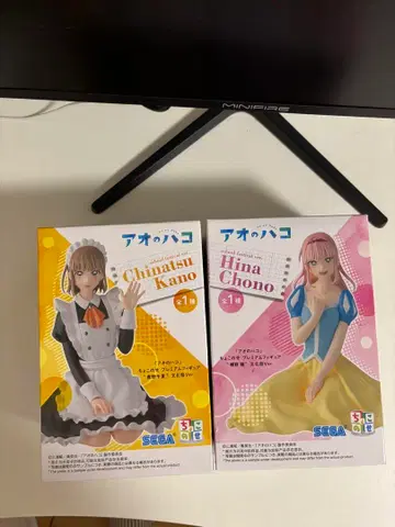 푸른상자 쵸코노세 프리미엄 피규어 시카노 치나츠, 쵸노 히나 2개 세트