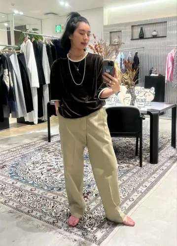 [ CITYSHOP ] VELVET OVERSIZED TEE