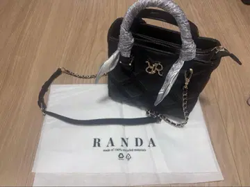 RANDA 스카프 포함 퀼팅 핸들 백