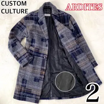 CUSTOM CULTURE 고품질 고급 이탈리아 원단 체스터 코트 2