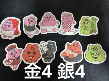 빤쮸토끼 스시로 콜라보 피크 10종 컴플리트