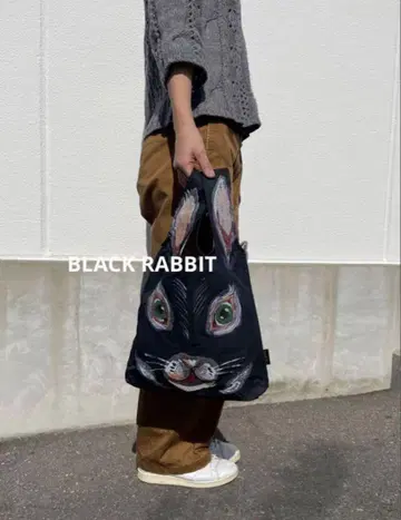 [ 새상품 ] 토끼 백 S BLACK 나탈리 레테 고블랑 직조