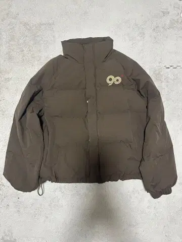9090 logo rich puffer jacket