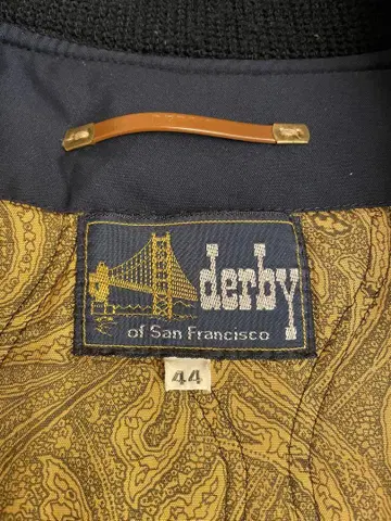 VINTAGE derby of san francisco 네이비 44