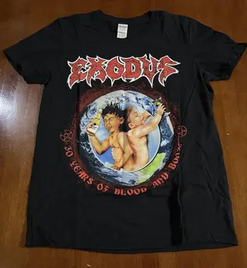 EXODUS 30주년 기념 T셔츠 명반 본데드 T셔츠는 귀한가요 새상품급