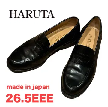 하루타 HARUTA 로퍼 26.5cm EEE 블랙 일본제