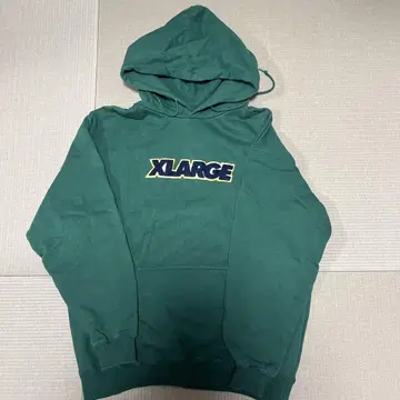XLARGE 그린 후드티 S 사이즈