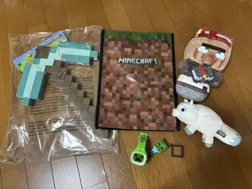 마인크래프트 굿즈 5개 세트, 다이아몬드 곡괭이 등