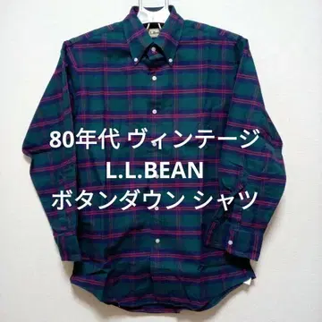 L.L.BEAN 남성용 긴팔 버튼 다운 셔츠