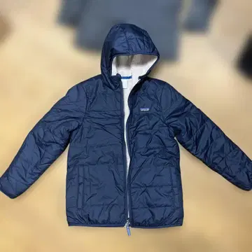 새상품, 미사용 여성용 Patagonia 후드 부착 자켓 XL 네이비