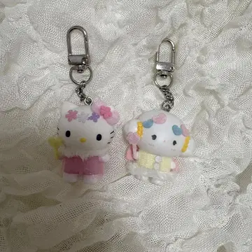 산리오 치비토모 천사와 악마 키티 코기뮨