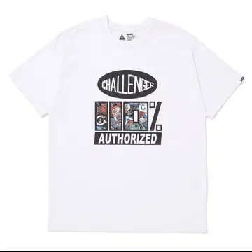CHALLENGER AUTHORUZED TEE WHITE
