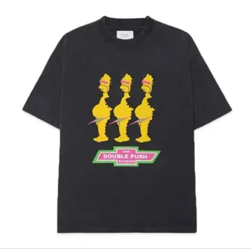 TAIN 더블 푸시 쇼트 슬리브 티셔츠