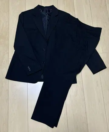 블랙 XL 수트 셋업 유니클로