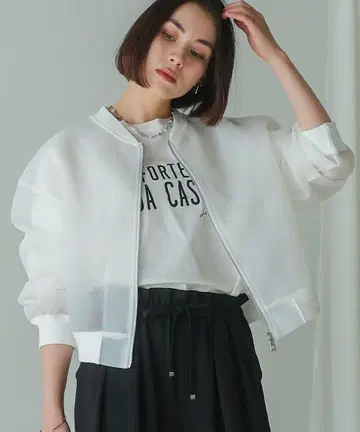 택 포함 새상품 부즈루드 2025 신상 시어 종이상자 자켓
