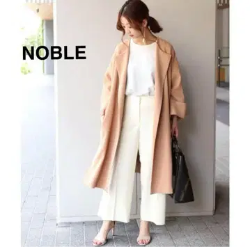 NOBLE 에스테르 이중직 가운 코트