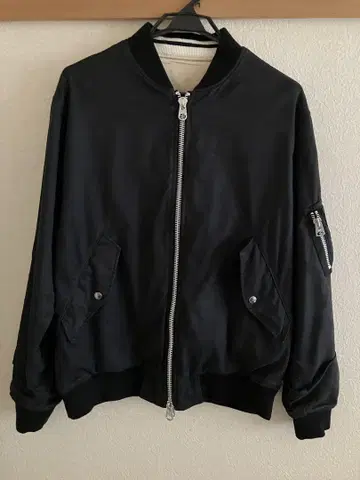 SOPHNET 블랙 MA-1 리버서블 자켓