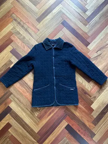 LAVENHAM 네이비 퀼팅 자켓
