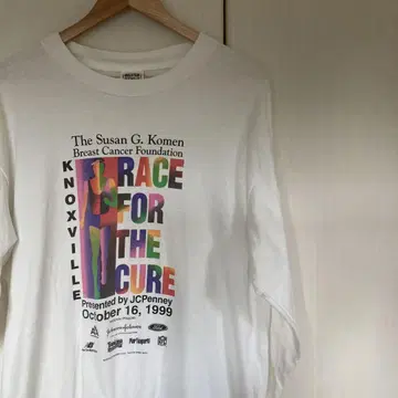 90's VINTAGE KNOXVLILL 기업 마라톤 롱T