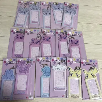 포켓몬스터 사진 케이스 카드 케이스 키링 포켓몬