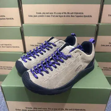 KEEN 재스퍼 24.5cm 새상품 어프로치 슈즈 베이지/퍼플