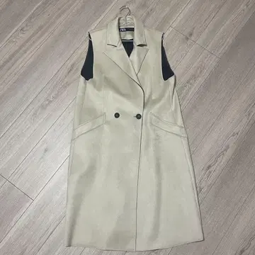 ZARA 롱 베스트 롱 베이지