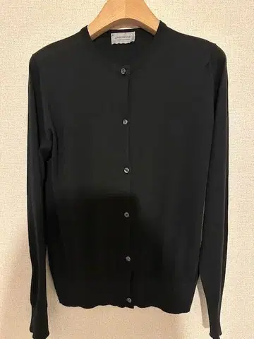 JOHN SMEDLEY 블랙 가디건 긴팔