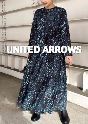 [ 새상품급 ] UNITED ARROWS 플라워 원피스